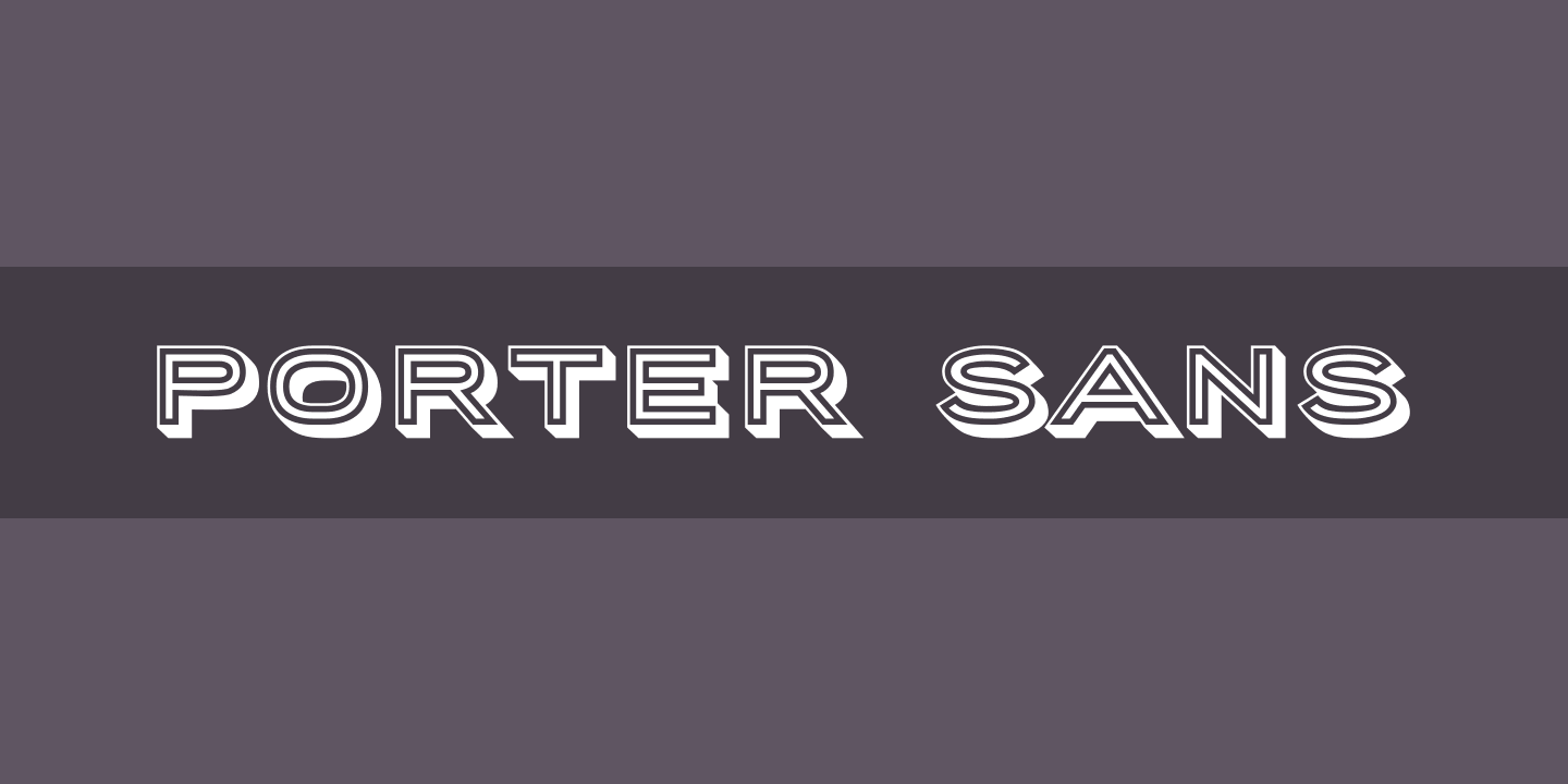 Porter Sans